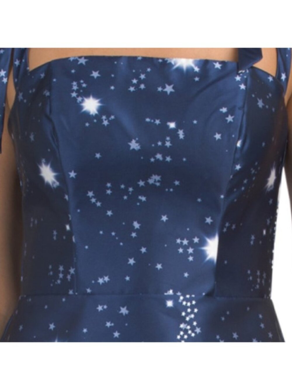 RENE BY RENE RUIZ Off The Shoulder Printed Gown - Picture 4 of 5